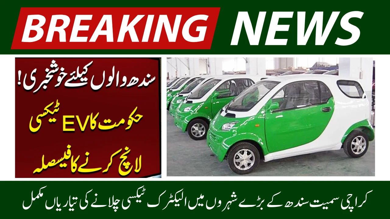 Sindh to Launch Pakistans First Government-Run EV Taxi Service by December