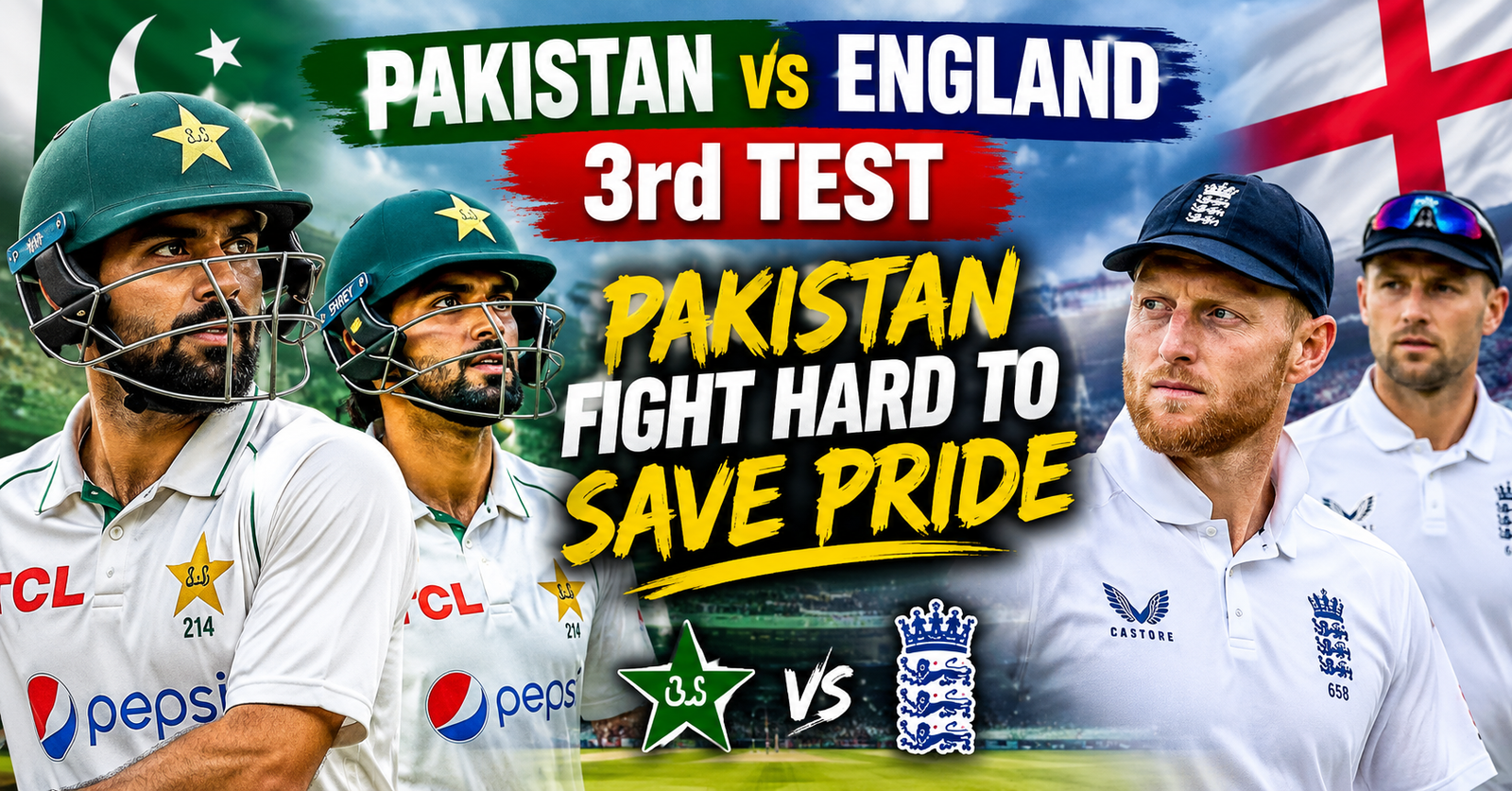 Pakistan vs England 3rd Test: Can Pakistan Avoid 3-0 Whitewash?